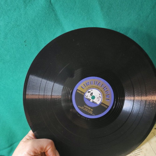 Linguaphone English learning system used with records and books