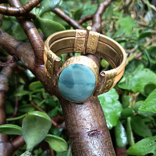 Moroccan boho bracelet used with copper details