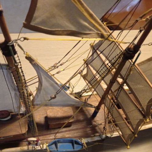 Handmade ship used 1m by 65cm