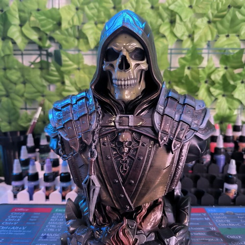 Scorpion figure from Mortal Kombat 3D printed and hand-painted