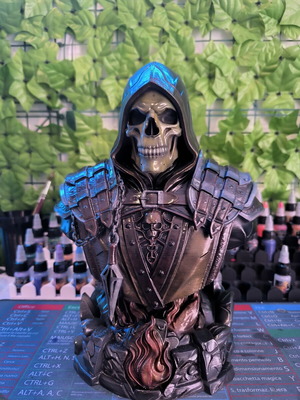 Scorpion figure from Mortal Kombat 3D printed and hand-painted