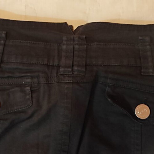 Iceberg Ice B Black Denim Skirt like new, size M 38 10