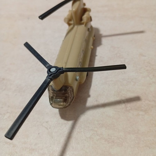 Toy helicopter used, small with two rotors