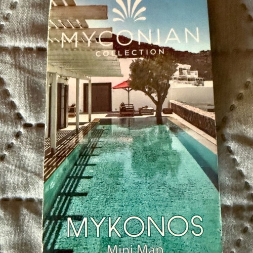 Mykonos collectible map like new