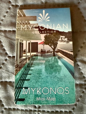 Mykonos collectible map like new