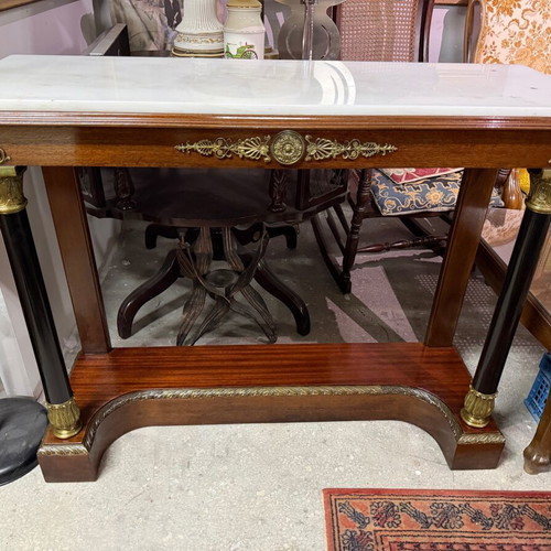 Saridis Console white marble like new