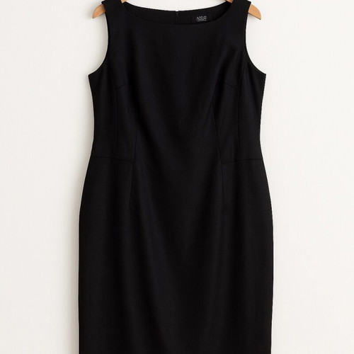 Marks & Spencer black sheath dress size UK 18 like new