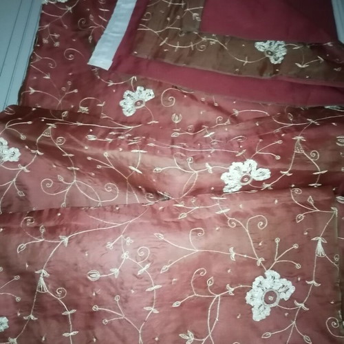 Curtain from store display, new, Indian fabric