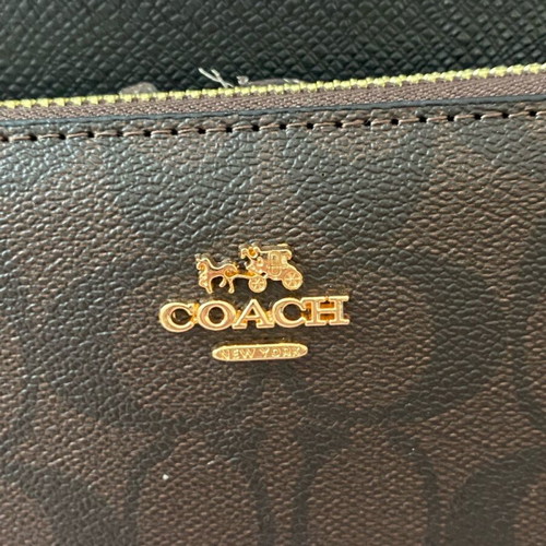 Coach wallet new, black and brown