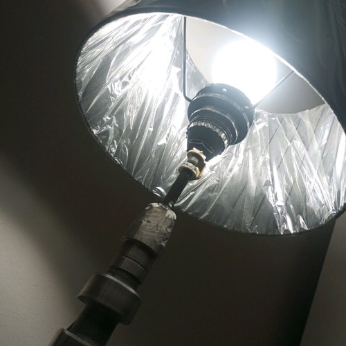 Handmade desk lamp from car parts new
