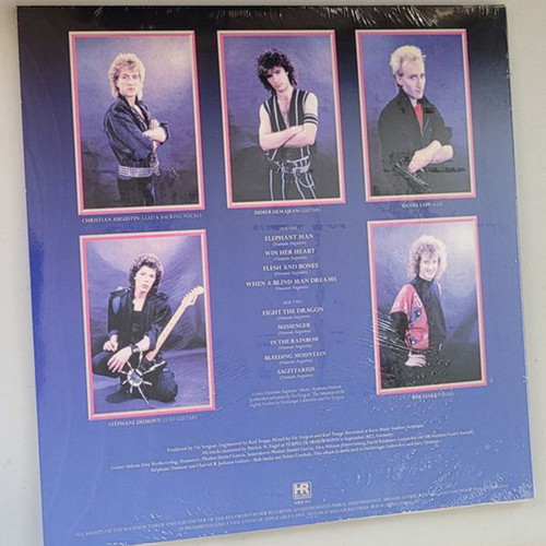 Sortilege Hero's Tears vinyl like new, metal reissue 2023 oxblood