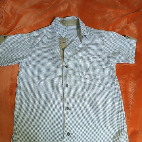 Bermuda shorts and shirt for 8-year-old boy like new, 100% cotton