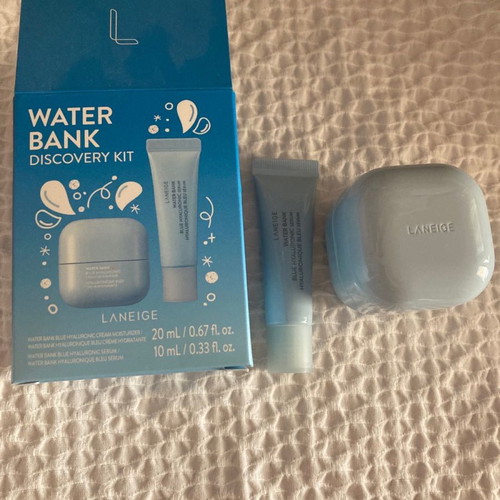 Laneige skincare set used from the Water Bank series