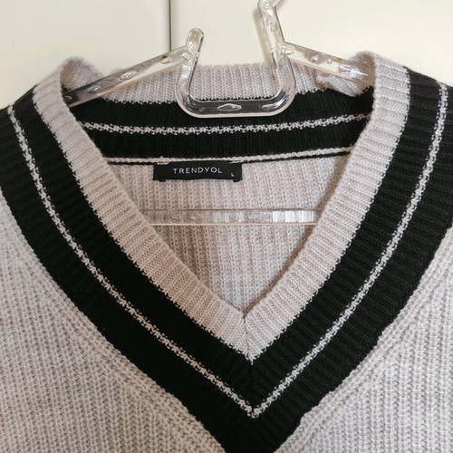 Trendyol women's vest new beige large
