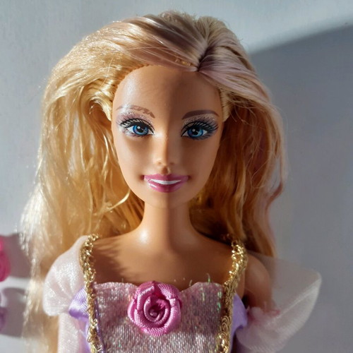 Barbie Rapunzel Cut and Style doll used