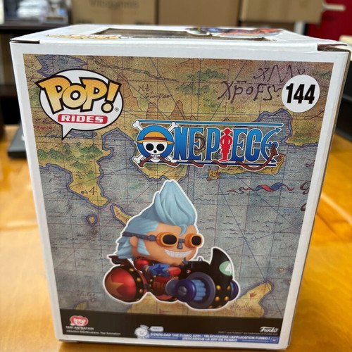 Funko Pop! Rides Onepiece 144 Franky with Black Rhino FR-U 4 new
