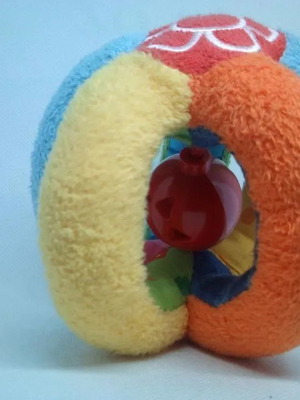 Ravensburger Ministeps plush baby rattle ball toy used