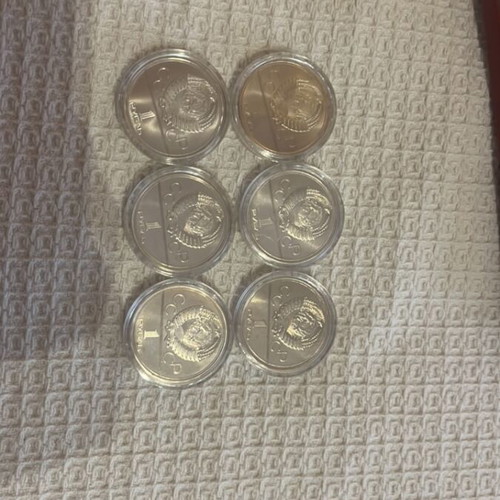 Olympic One Rouble Coins 1980 Moscow Games like new