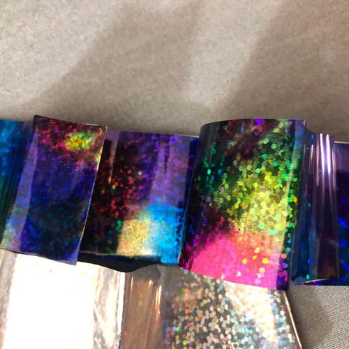 Holo Cracks Nail Art Foil Wrap new nail stickers