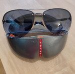 Prada Sport Sunglasses men's new with blue gradient lenses