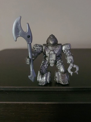 Hardtop Tortoise TERATOMACHOS used (1986) metallic grey figure