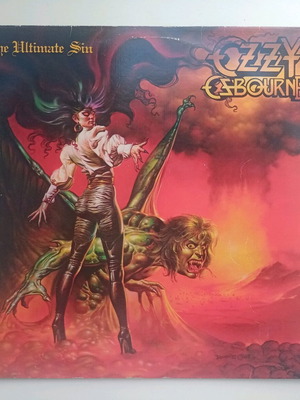 Ozzy Osbourne The Ultimate Sin LP μεταχειρισμένο, metal