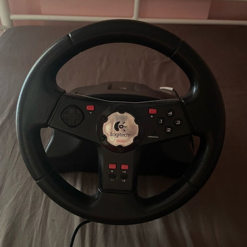 Logitech computer steering wheel like new