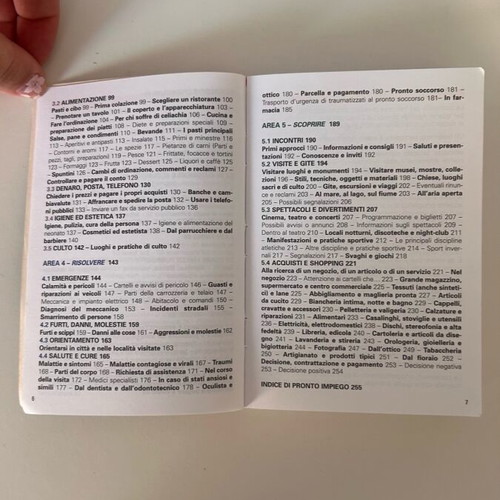 Manuale per viaggiare francese like new, French language travel guide from Italian