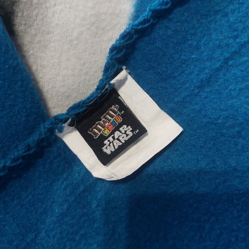 Star Wars M&Ms fleece blanket like new, 1.20x1.48m