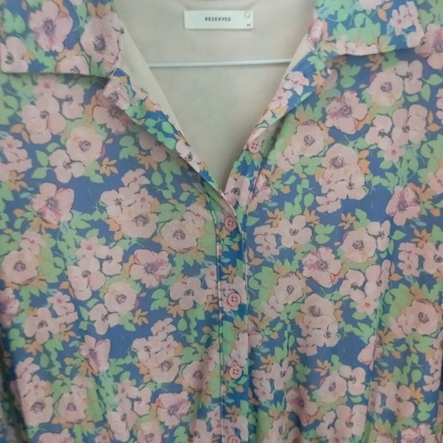 Reserved floral dress new, colorful, with ruffles and elastic waist
