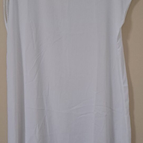 White dress size L semi-transparent like new