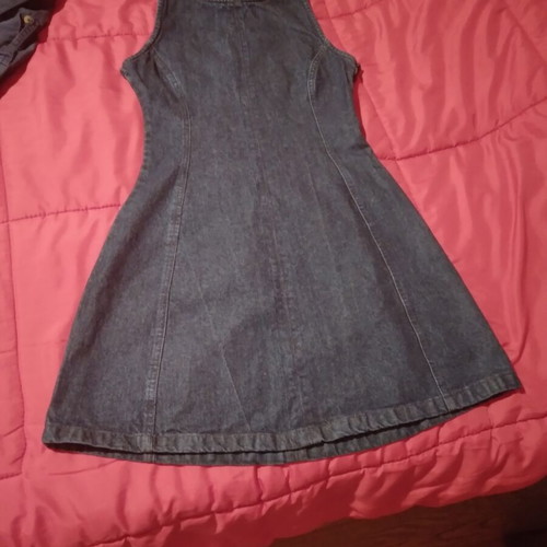 Short denim dress, size S