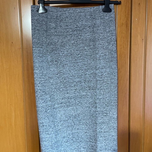 H&M high-waisted skirt used, size small, gray