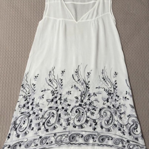Attrattivo white boho dress with embroidery, size small, like new