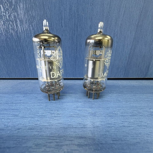 Telefunken DAF91 (1S5) Vintage Vacuum Tubes like new, set of 2, made in Germany
