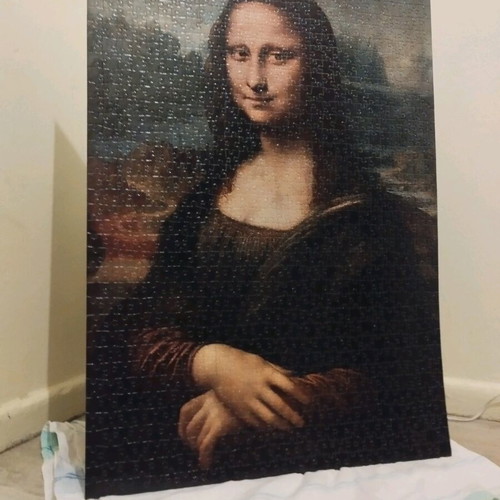 Puzzle Mona Lisa 1000 pieces new, Clementoni Museum Collection