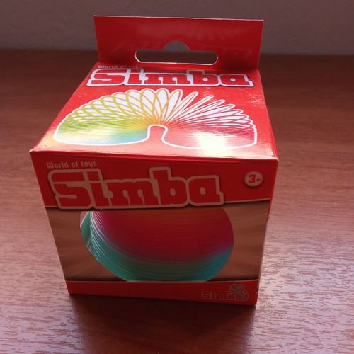 Collectible Slinky Simba spring toy 2000s new, sealed packaging