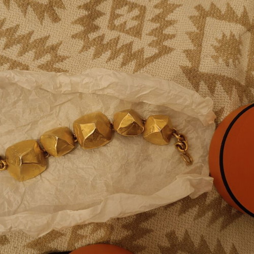 Hermes vintage bracelet, gold color