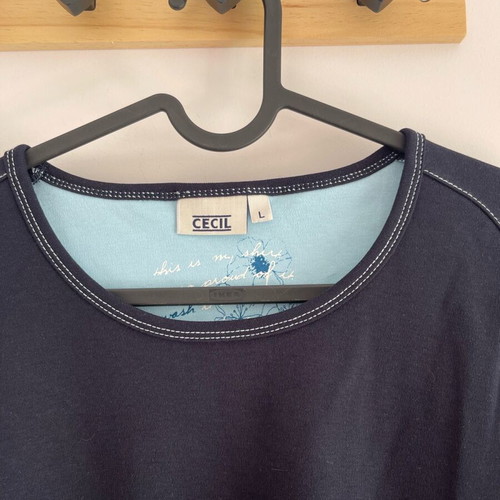 T-shirt Cecil size L new, blue