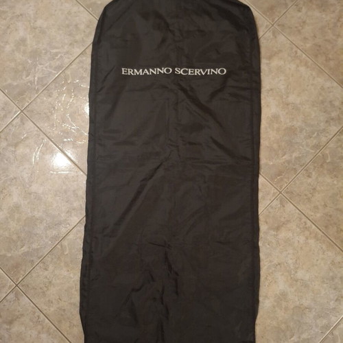 Ermanno Scervino garment bag like new, black with logo