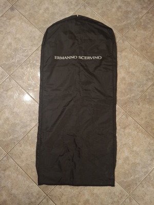 Ermanno Scervino garment bag like new, black with logo