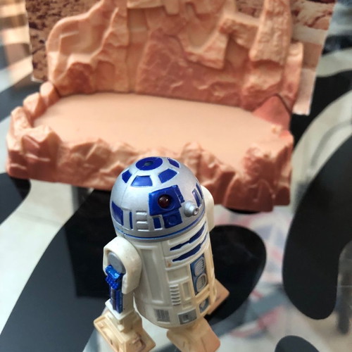 Star Wars R2-D2 Talking Figure 3.3/4 Inches used with Diorama and Magnet