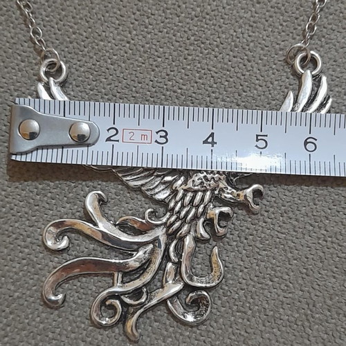 Phoenix pendant large iron