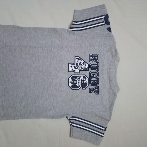 Grey T-shirt for 4-year-old boy like new, size 104 cm
