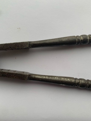 Metal Nutcracker used, antique reversible design