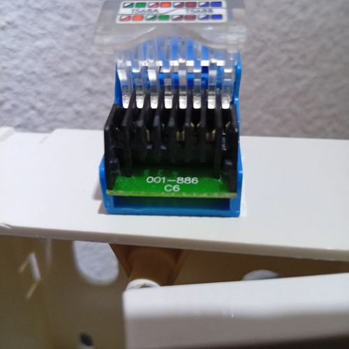 Central single Cat5E wall network socket like new