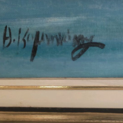 Komninakis authentic painting 0.92x0.72 like new