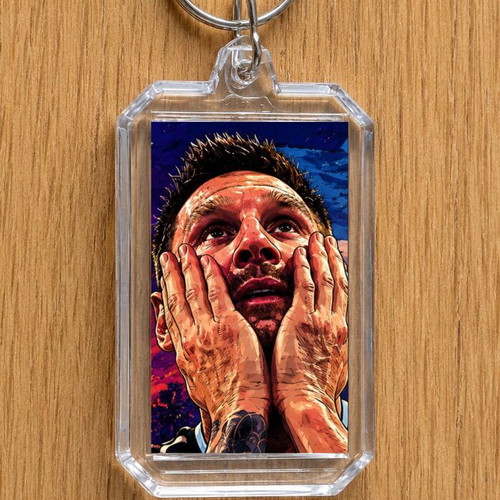 Acrylic Keychain Inspired by Lionel Messi 2026 World Cup Moments