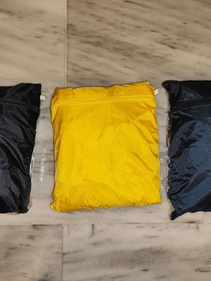 Waterproof set new, yellow and blue, sizes XL, XXL