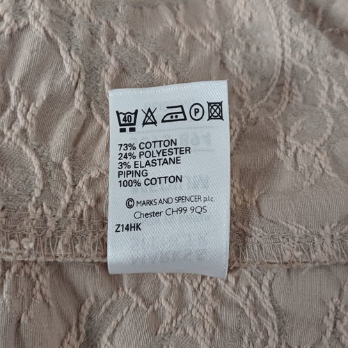 Beige brocade jacket used Marks & Spencer size M
